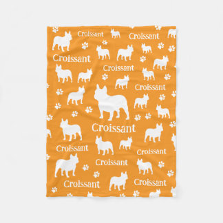 Franse Bulldog Gepersonaliseerde Hondendeken Frenc Fleece Deken
