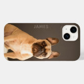 Franse Bulldog Gepersonaliseerde Naam | Hond Case-Mate iPhone Case (Achterkant (horizontaal))