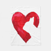 Franse Bulldog Gift Fleece Deken (Voorkant)