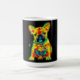 Franse Bulldog Gift   Franse kleurrijke kunst cade Koffiemok