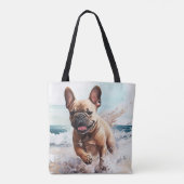 Franse Bulldog Gift Tote Bag (Achterkant)
