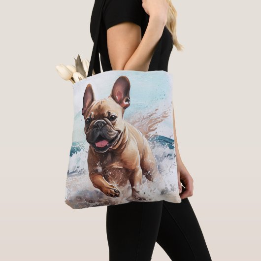 Franse Bulldog Gift Tote Bag (Dichtbij)