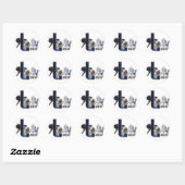 Franse Bulldog Gifts Ronde Sticker (Vel)