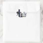 Franse Bulldog Gifts Ronde Sticker (Tas)