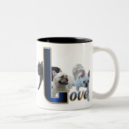 Franse Bulldog Gifts Tweekleurige Koffiemok