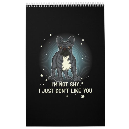 Franse Bulldog Gifts Women Mannen Kinder Kalender (Hoes)