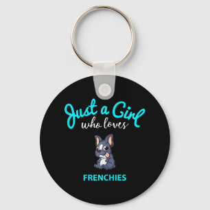 Franse Bulldog Girls Kinder Bulldog Gift Sleutelhanger