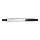 Franse Bulldog Glam Illustratie Black Ink Pen (Achterkant)