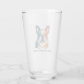 Franse Bulldog Glas (Achterkant)