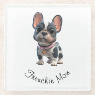 Franse Bulldog Glazen Onderzetter