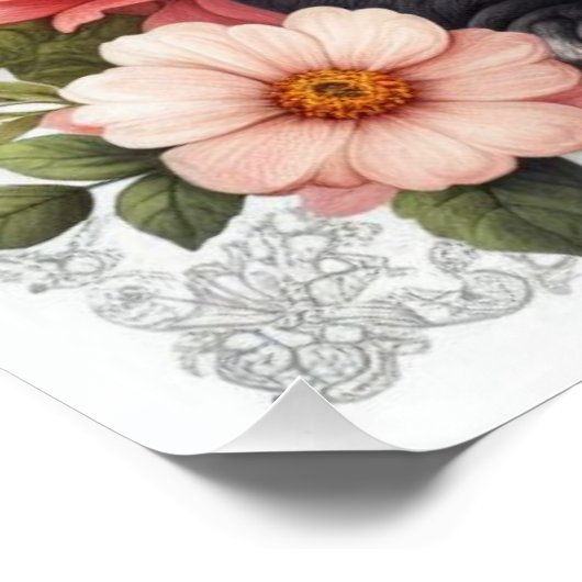 Franse Bulldog Glossy Poster (Hoek)