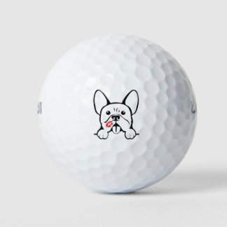 Franse Bulldog Golf Balls Golfballen