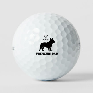 Franse Bulldog Golf Vader Titleist Pro V1 Golfbal Golfballen