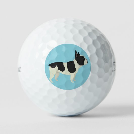 Franse Bulldog Golfballen (Voorkant)