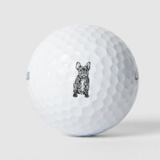 Franse Bulldog Golfballen