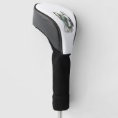 Franse bulldog golfheadcover (Schuin)