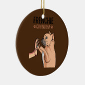 Franse Bulldog Grandma Frenchie Dog Eigenaar vrouw Keramisch Ornament (Rechts)