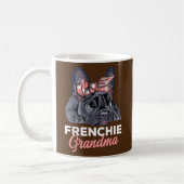 Franse Bulldog Grandma Frenchie Dog moederdag Koffiemok (Links)