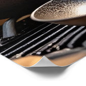 Franse Bulldog Grill Chef Poster (Hoek)