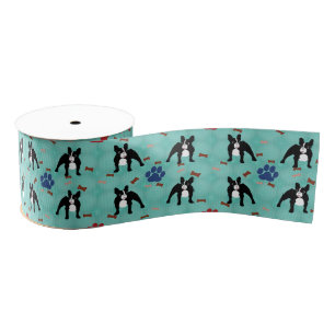 Franse Bulldog Grosgrain Lint