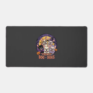 Franse Bulldog Halloween Boo Honden Vector Bureaumat