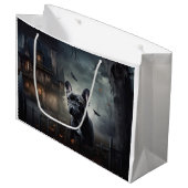 Franse Bulldog Halloween eng Groot Cadeauzakje (Voorkant Gekanteld)