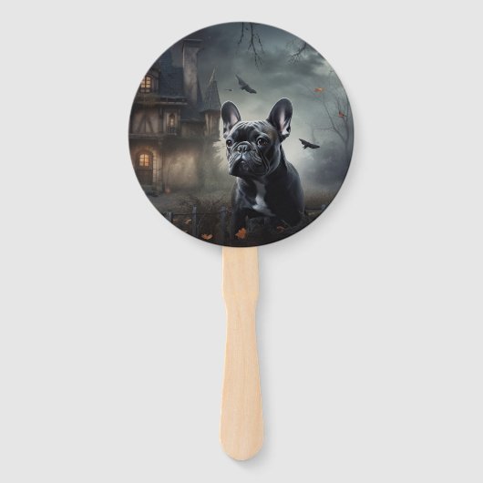 Franse Bulldog Halloween eng Handwaaier