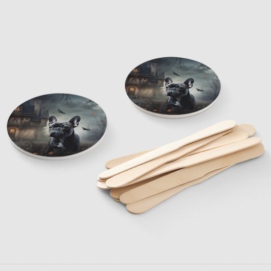 Franse Bulldog Halloween eng Handwaaier (Niet-gemonteerd)