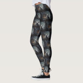 Franse Bulldog Halloween eng Leggings (Links)