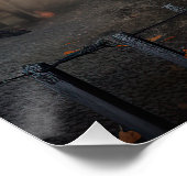 Franse Bulldog Halloween eng Perfect Poster (Hoek)