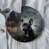 Franse Bulldog Halloween eng Ronde Button 6,0 Cm (In situ)