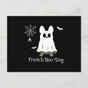 Franse Bulldog Halloween French Boo-Dog Dog Gift Feestdagenkaart