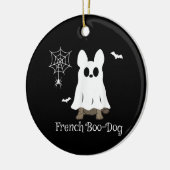 Franse Bulldog Halloween French Boo-Dog Dog Gift Keramisch Ornament (Links)