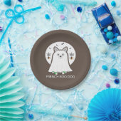 Franse Bulldog Halloween French Boo Dog Gift Papieren Bordje (Feest)