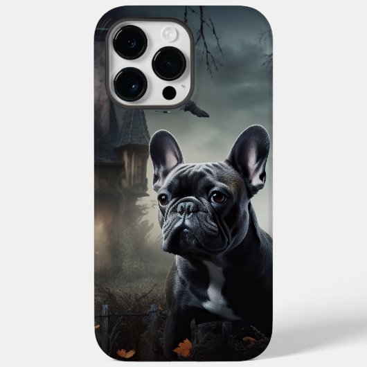 Franse Bulldog Halloween Griezelen Case-Mate iPhone Case (Achterkant)
