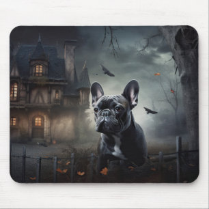 Franse Bulldog Halloween Griezelen Muismat