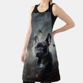 Franse Bulldog Halloween Griezelen Schort (Insitu)