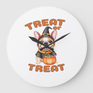 Franse Bulldog Halloween honden kostuum �Snoep of Grote Klok
