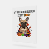 Franse Bulldog Halloween Kostuum Mijn Franse Bulld Acryl Bord (Hoek)