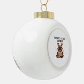 Franse Bulldog Halloween Kostuum Mijn Franse Bulld Keramische Bal Ornament (Links)