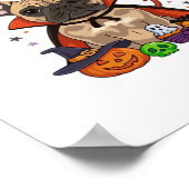 Franse Bulldog Halloween Kostuum Mijn Franse Bulld Poster (Hoek)