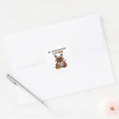 Franse Bulldog Halloween Kostuum Mijn Franse Bulld Ronde Sticker (Envelop)