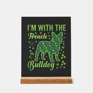 Franse Bulldog Halloween Macaron Eiffeltoren_1 Acryl Bord