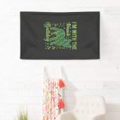 Franse Bulldog Halloween Macaron Eiffeltoren_1 Spandoek (Insitu)