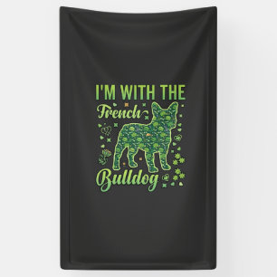 Franse Bulldog Halloween Macaron Eiffeltoren_1 Spandoek