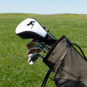 Franse Bulldog - Halloween Moon Silhouette Ove Golfheadcover (Insitu)