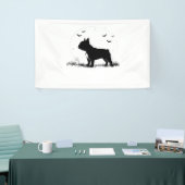 Franse Bulldog - Halloween Moon Silhouette Ove Spandoek (Beurs)