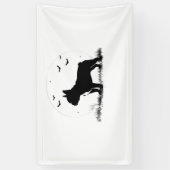 Franse Bulldog - Halloween Moon Silhouette Ove Spandoek (Verticaal)