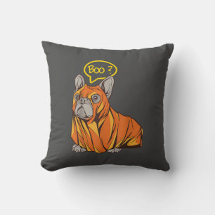 Franse Bulldog Halloween Shirt voor Frenchy Lover Kussen