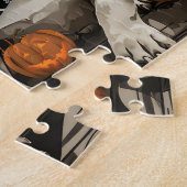 Franse Bulldog Halloween Spokengeest Legpuzzel (Zijkant)